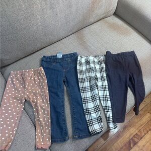 BUNDLE 2T leggings/jeans - cat & jack
